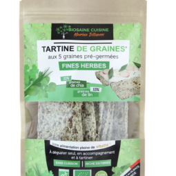 Tartines de graines fines herbes